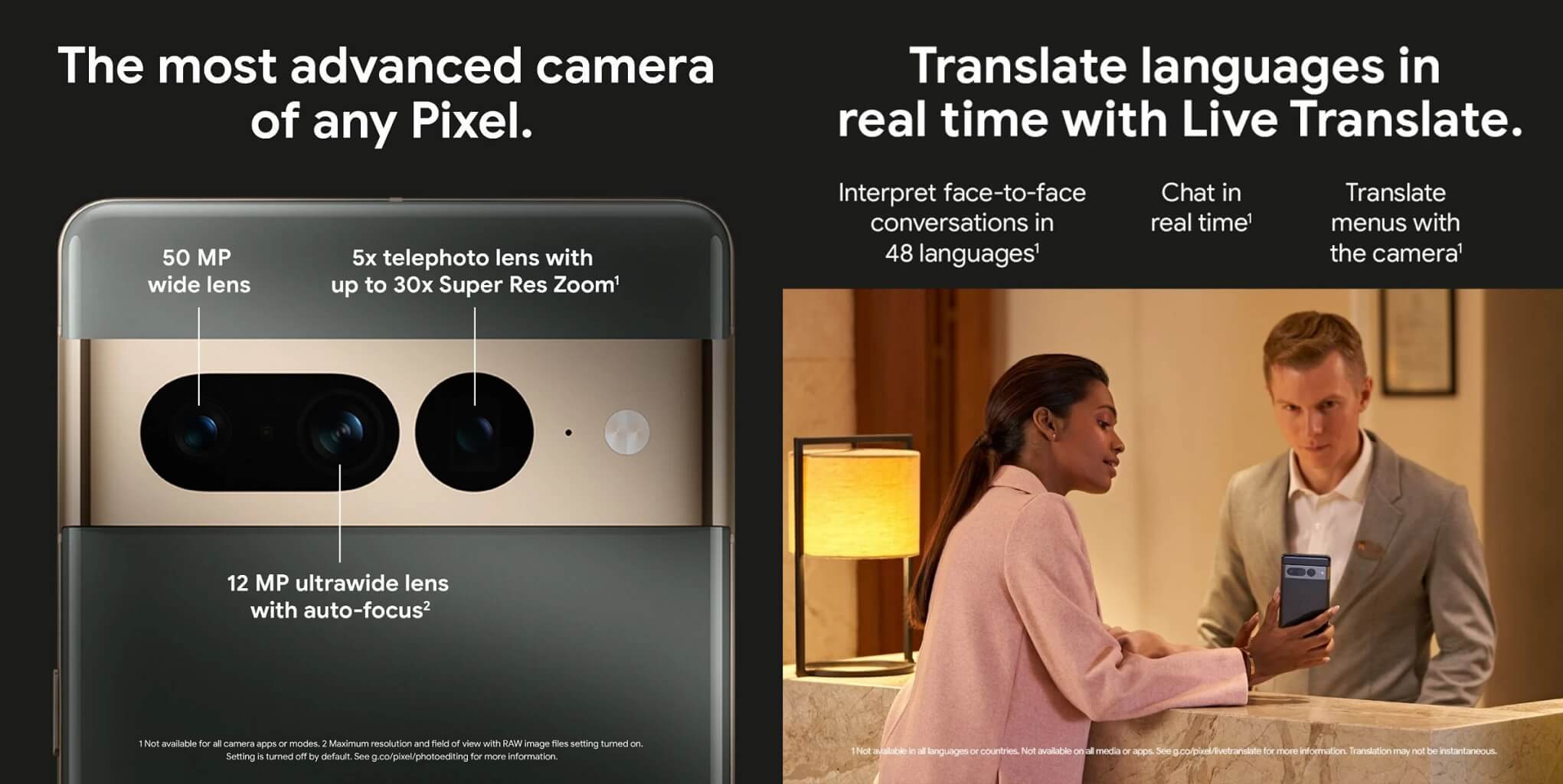Pixel 7 Pro camera features India