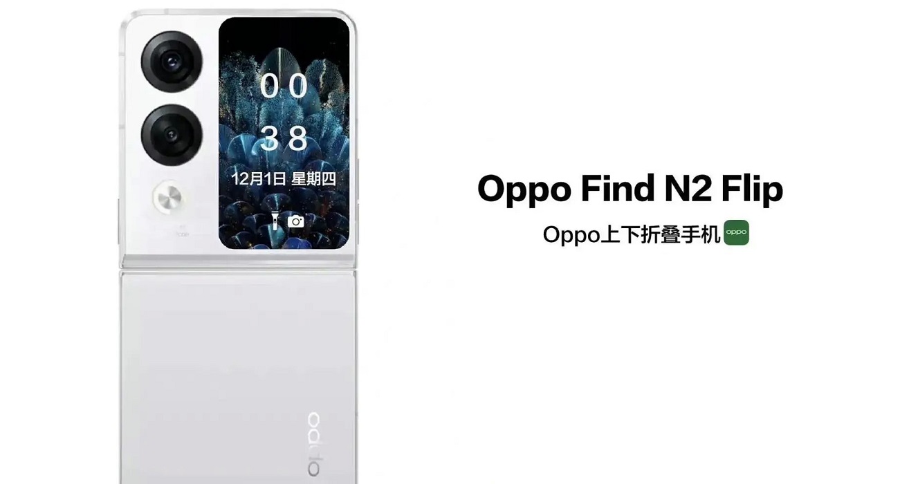 OPPO Find N2 Flip teaser image leak.