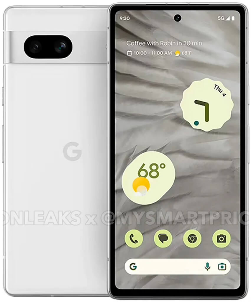 Google Pixel 7a 3 leak