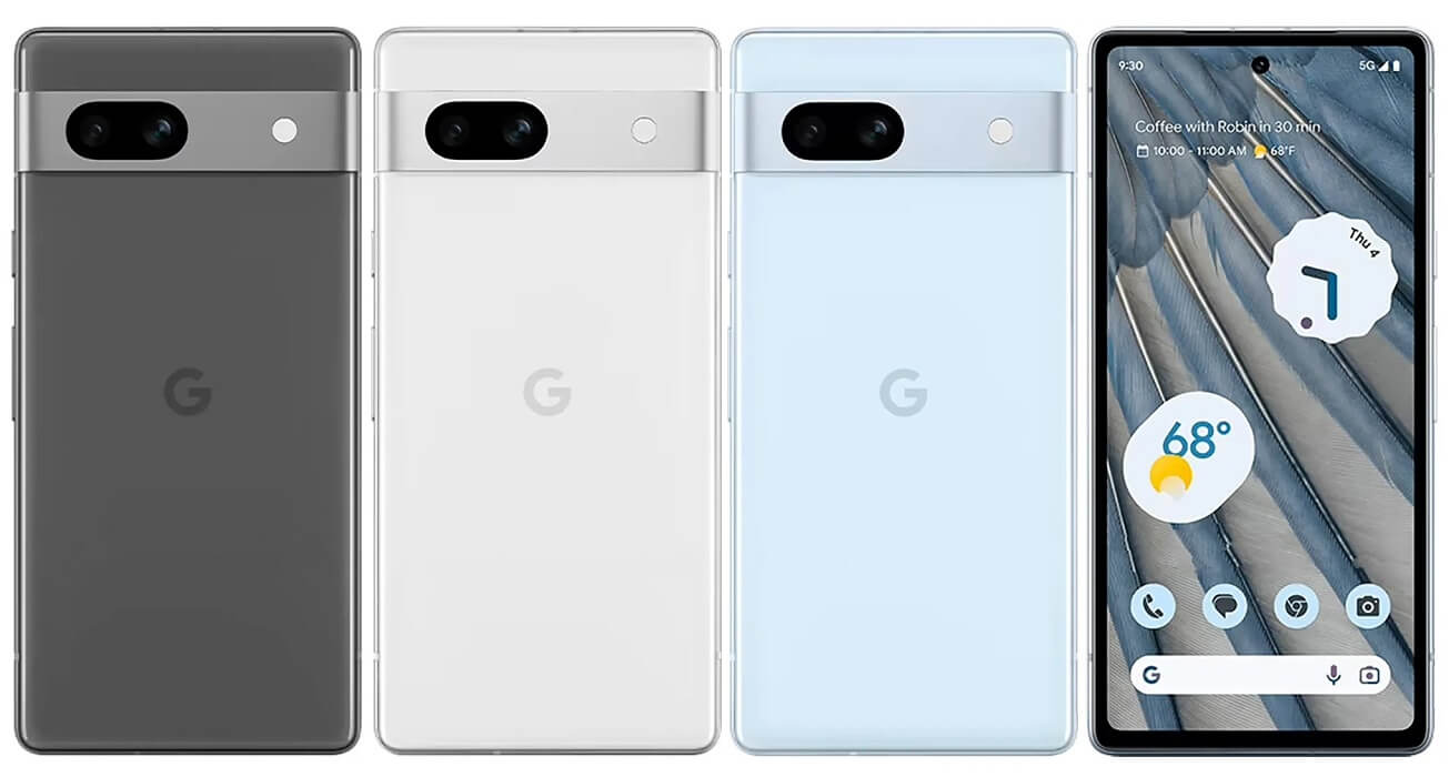 Google Pixel 7a colors leak