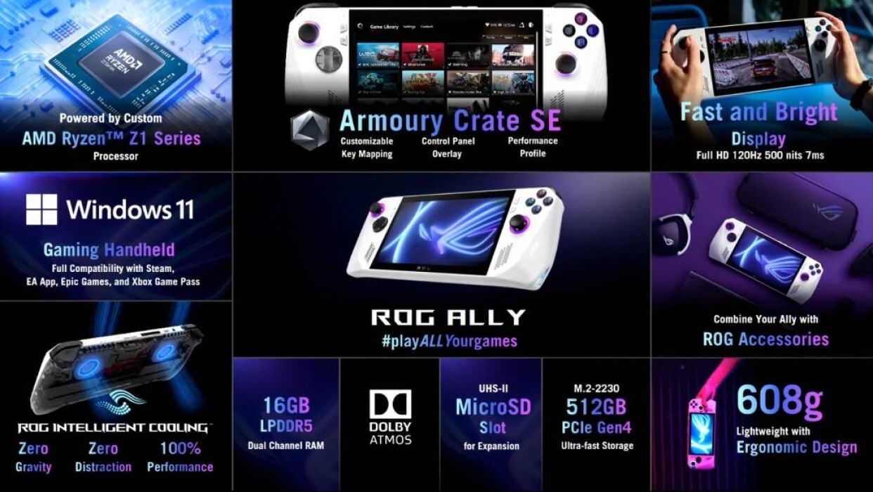 Asus Rog Ally features