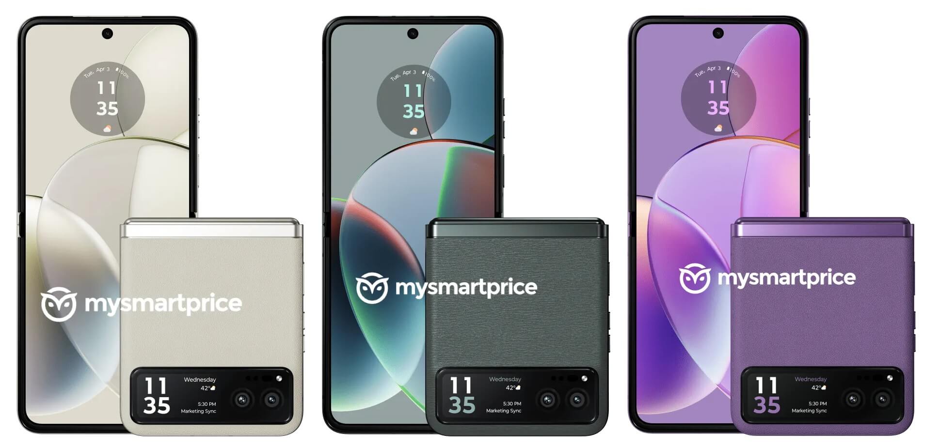 Moto Razr 40 colors leak