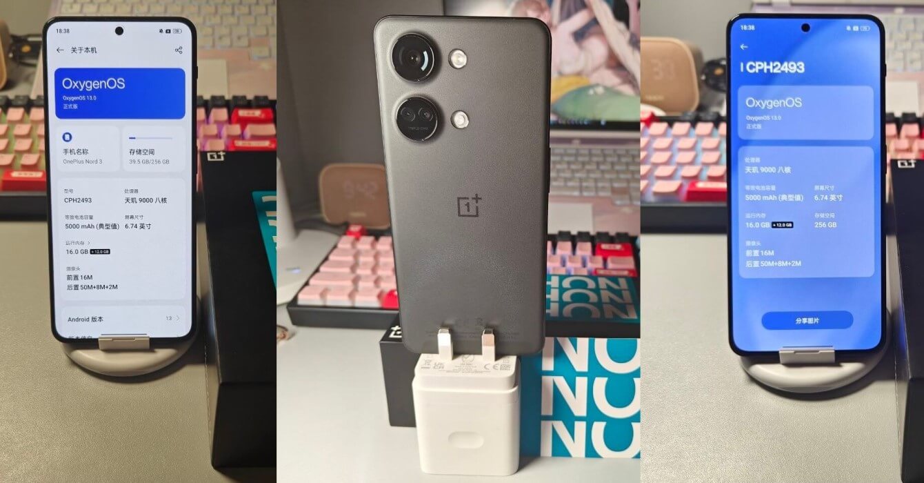 OnePlus Nord 3 Live images specs leak