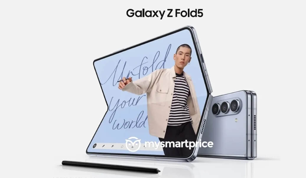 Samsung galaxy z fold5 exclusive image leak