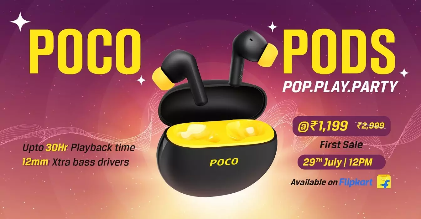POCO Pods launch india.