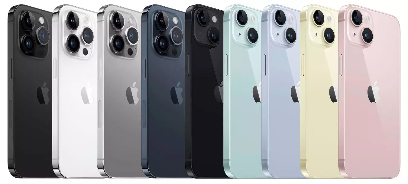 Apple iPhone 15 series colors leak.