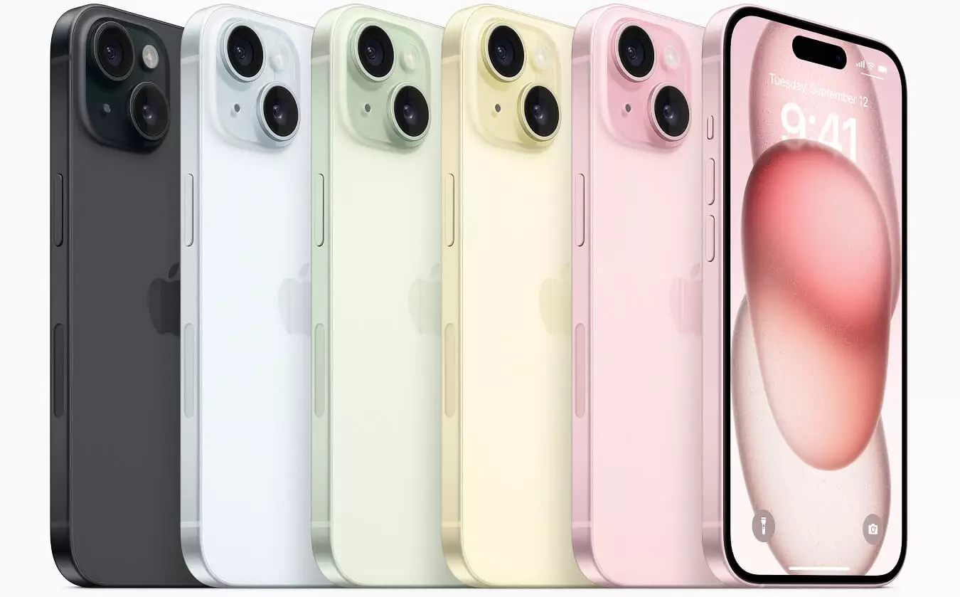 Apple iphone 15 series colors India.