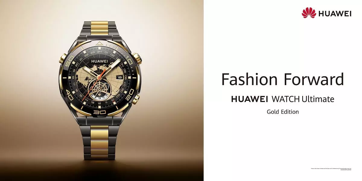 Huawei watch Ultimate Gold edition launch Global.