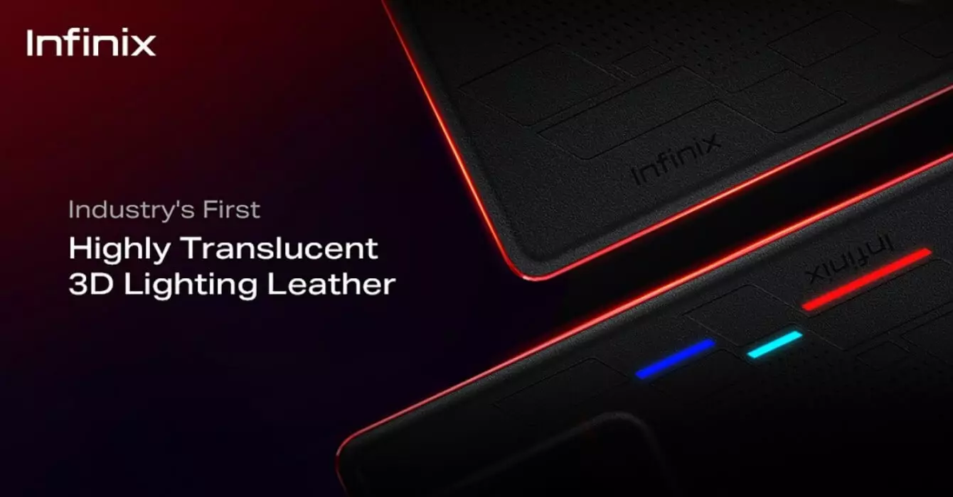 Infinix 3D Lighting Leather tech launch.