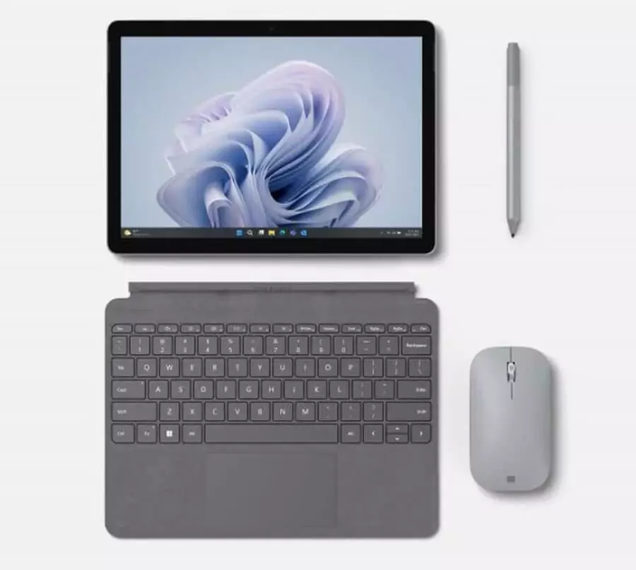 Microsoft Surface Go 4 design.