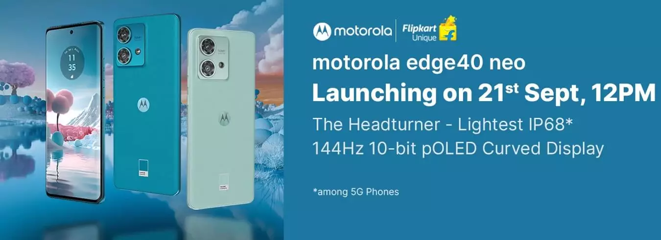 Motorola edge 40 neo launch date India.