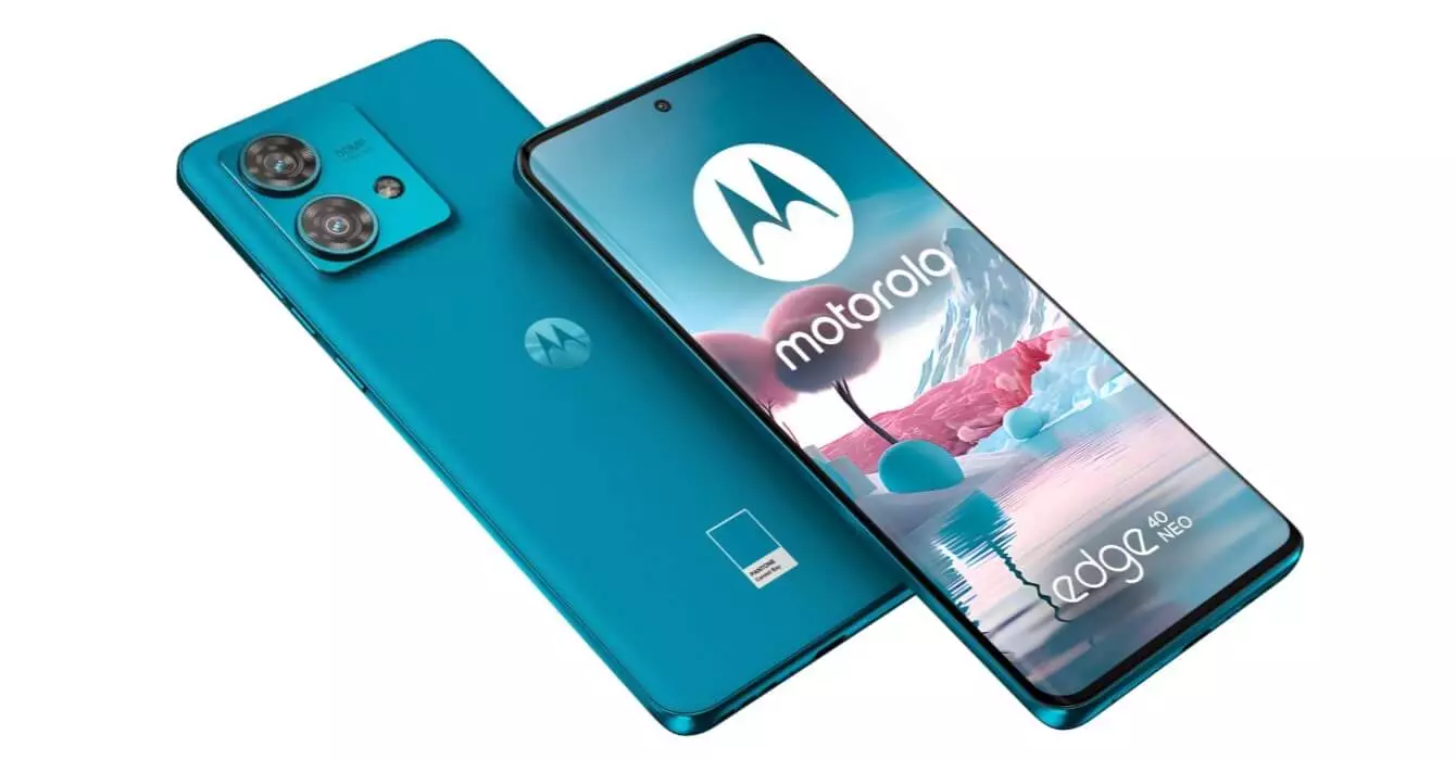 Motorola edge 40 neo launch soon teaser.