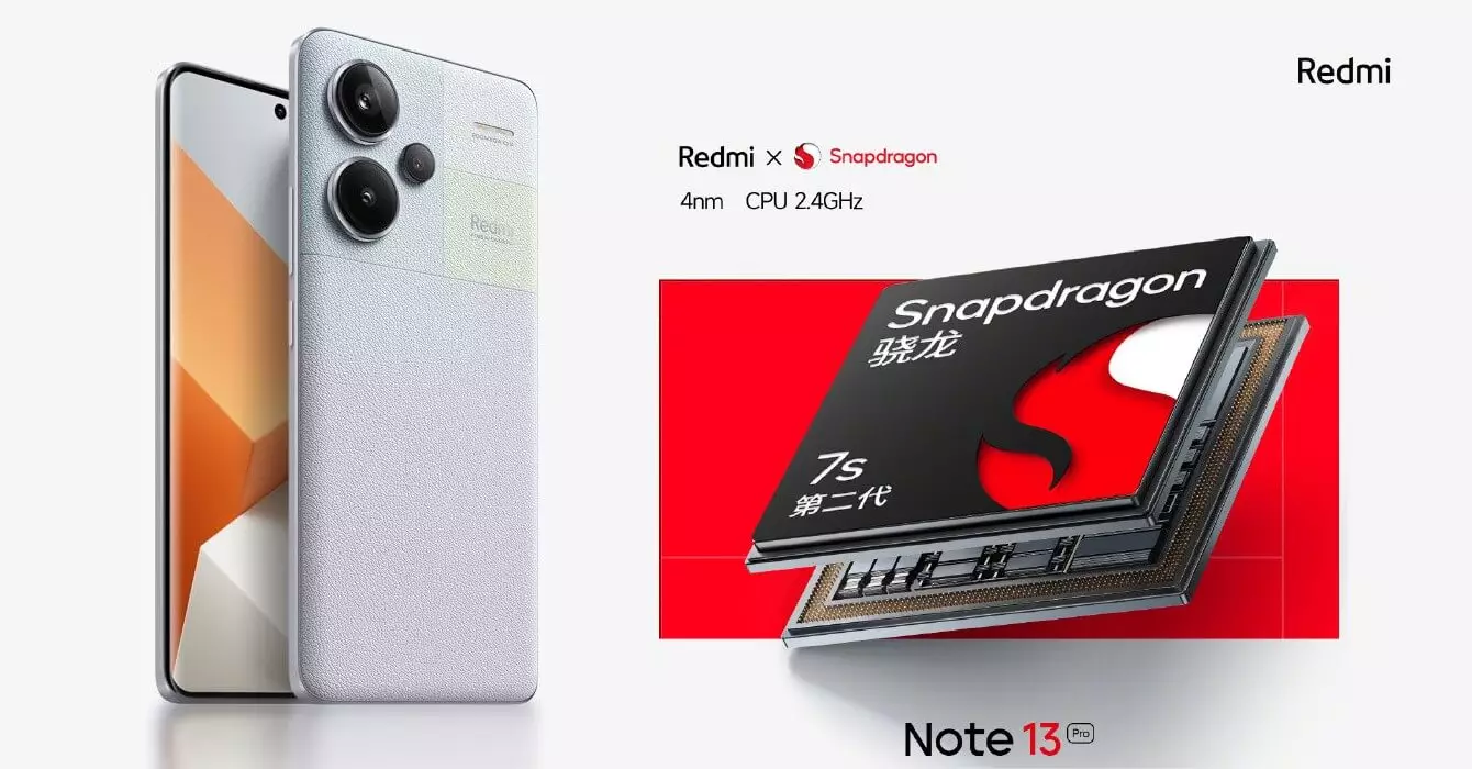 Redmi Note 13 Pro with Snapdragon 7s Gen 2 leak.