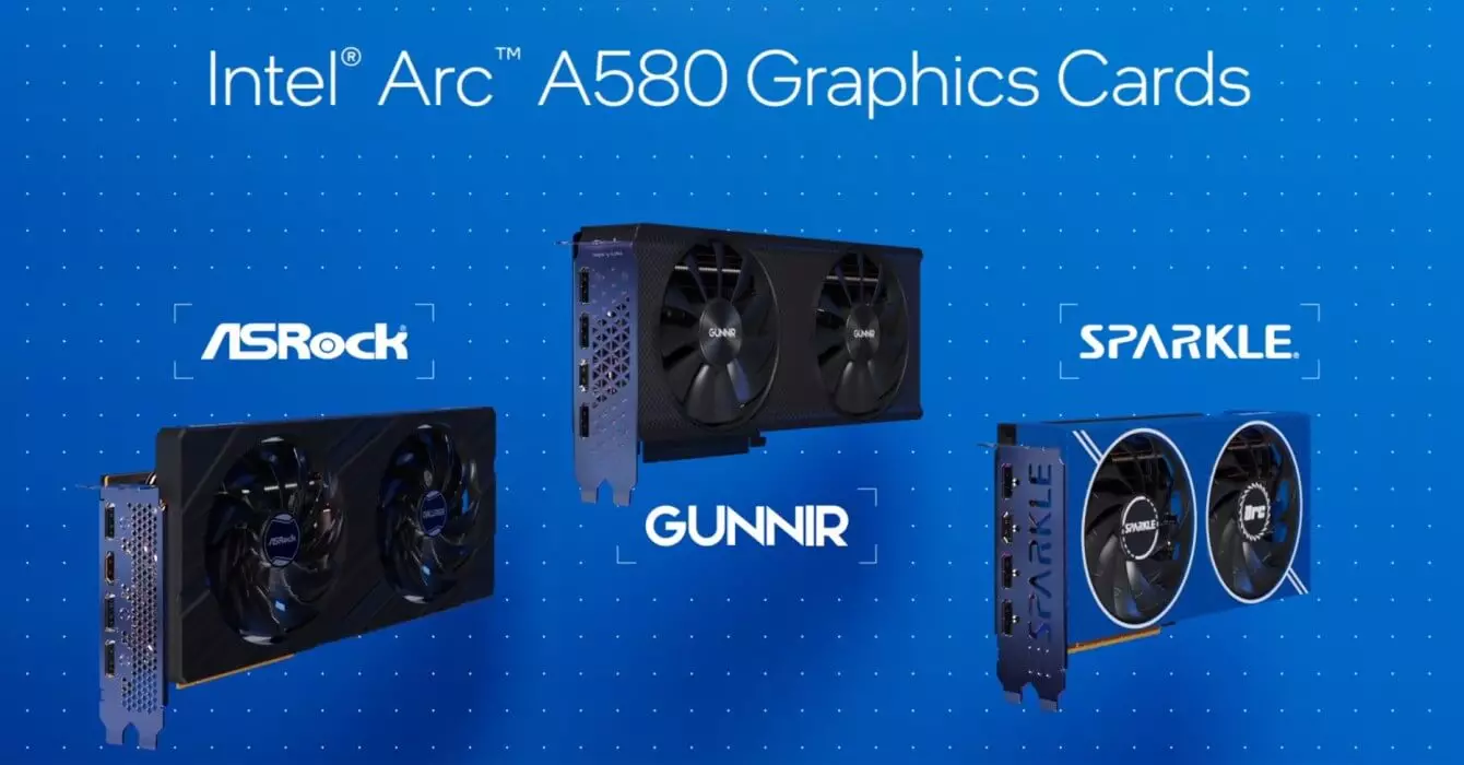 Intel Arc A580 Graphics Cards launch global.