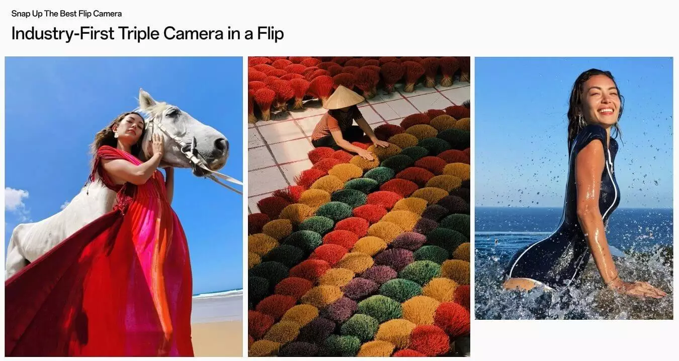 OPPO Find N3 Flip camera features India.