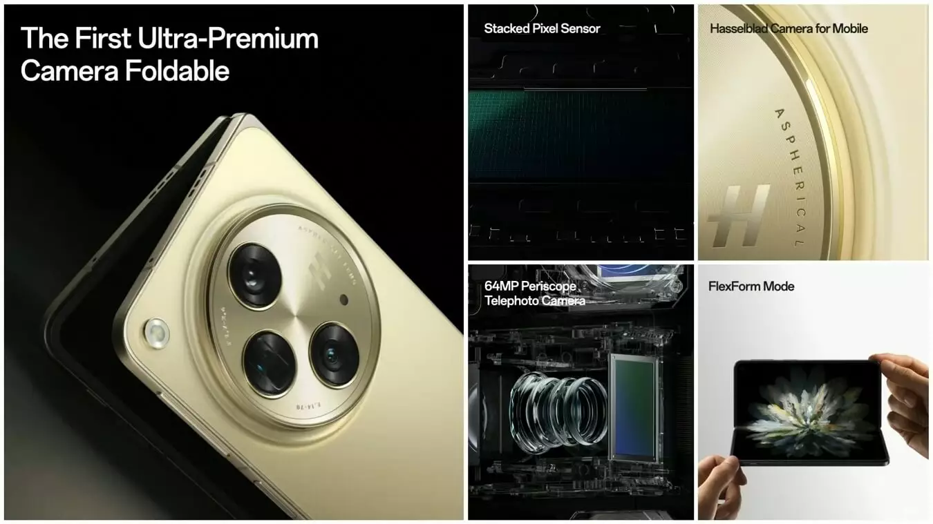 OPPO Find N3 camera features global.