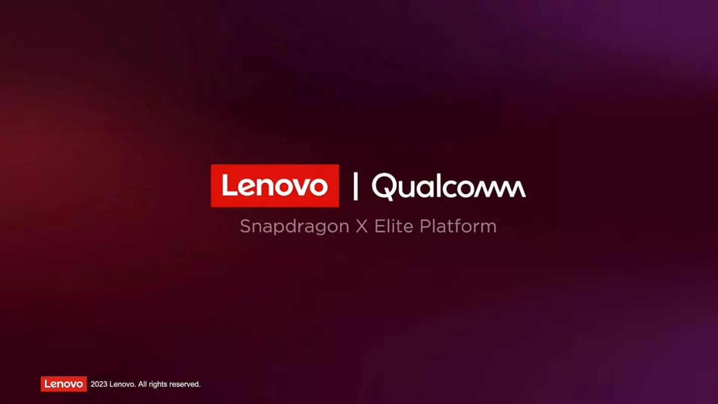 Snapdragon X Elite SoC Lenovo.