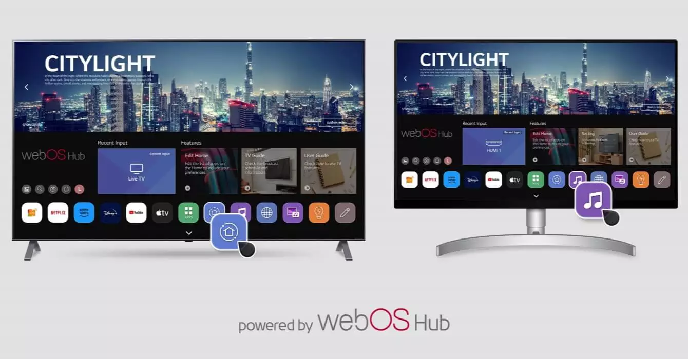 LG webOS Hub 2 0S launch for TV and Monitor.