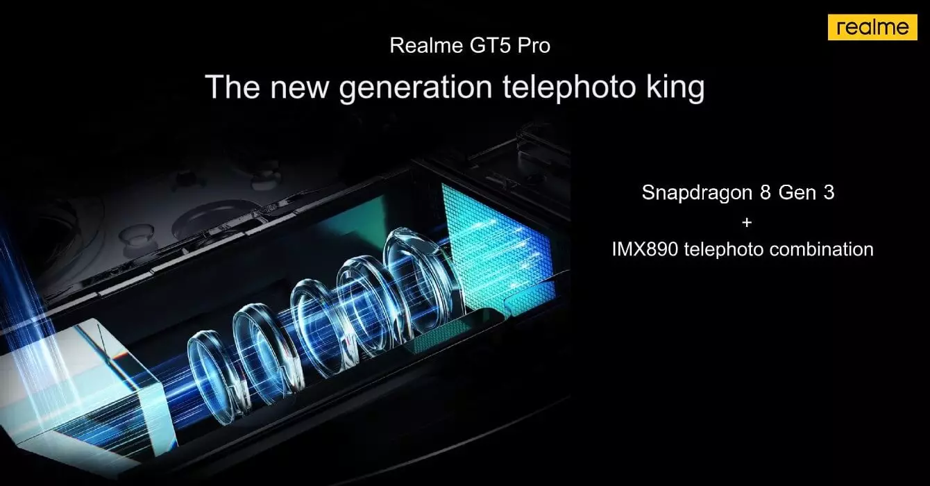 realme GT5 Pro with IMX890 teaser.