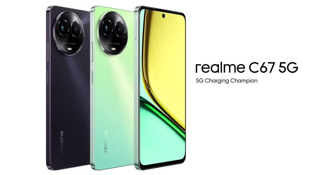 Realme C67 5G launched in India starting at Rs.13,999 with 6.72