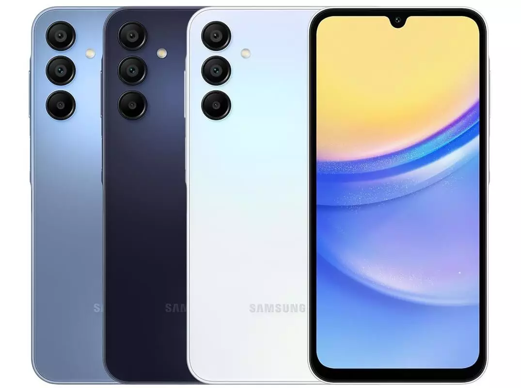 Samsung Galaxy A15 5G colors.