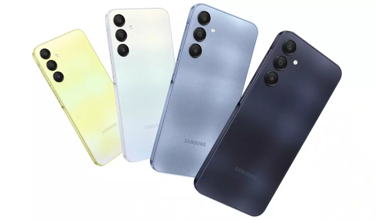 Samsung Galaxy A15 and Galaxy A25 5G colors vn.