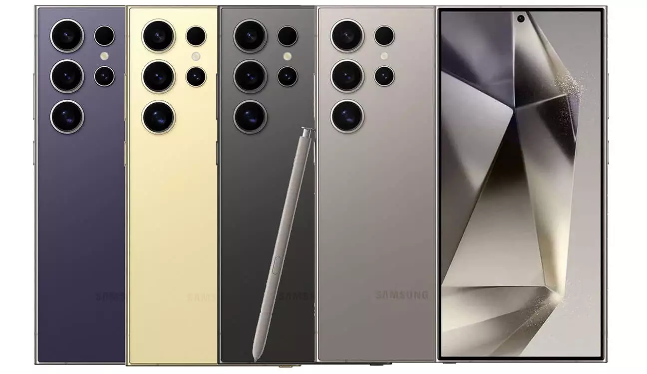 Samsung Galaxy S24 Ultra colors leak.