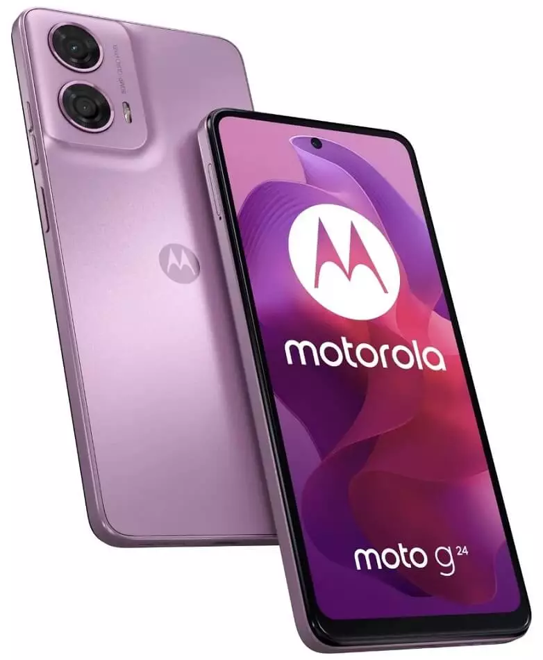 Moto G24 design leak.