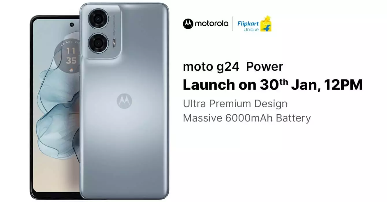 Motorola moto g24 Power launch date India.