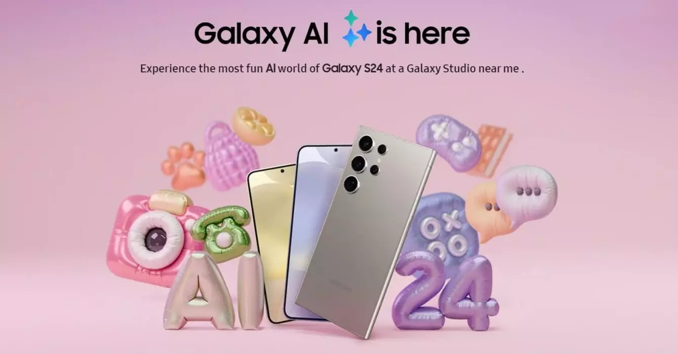 Samsung Galaxy S24 series with Galaxy AI.