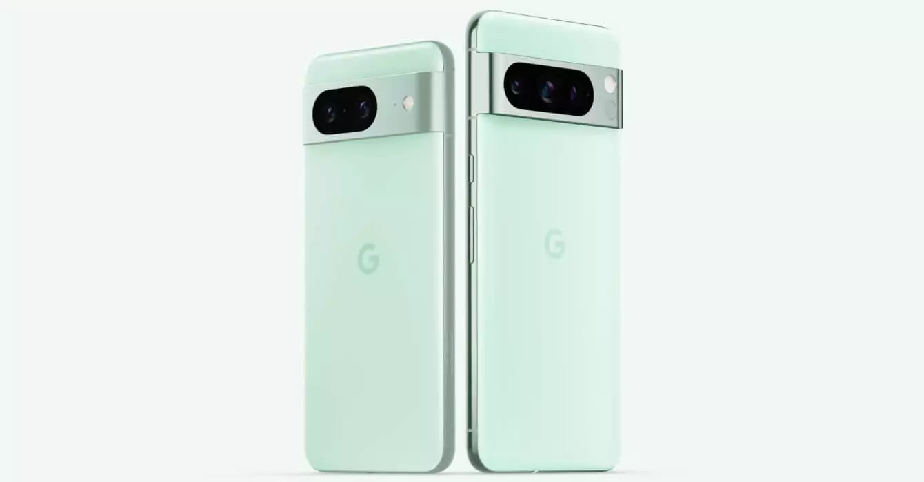 google pixel 8 and pixel 8 pro get new mint colour launch India.