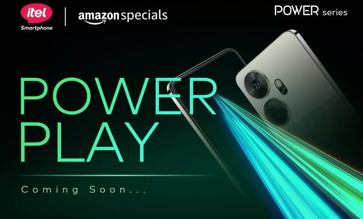 itel Power Play Smartphones launch soon India teaser.