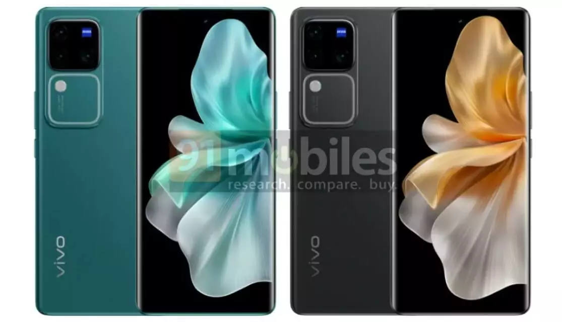 Vivo V30 Pro leak image colors.