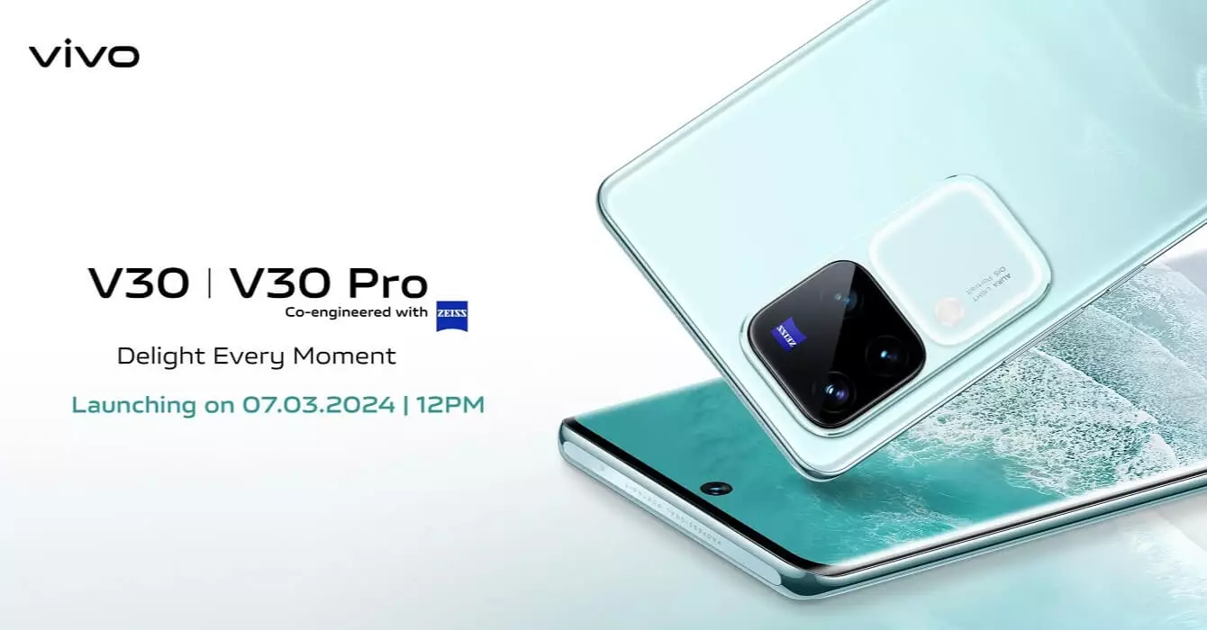 Vivo V30 and V30 Pro launch date India.