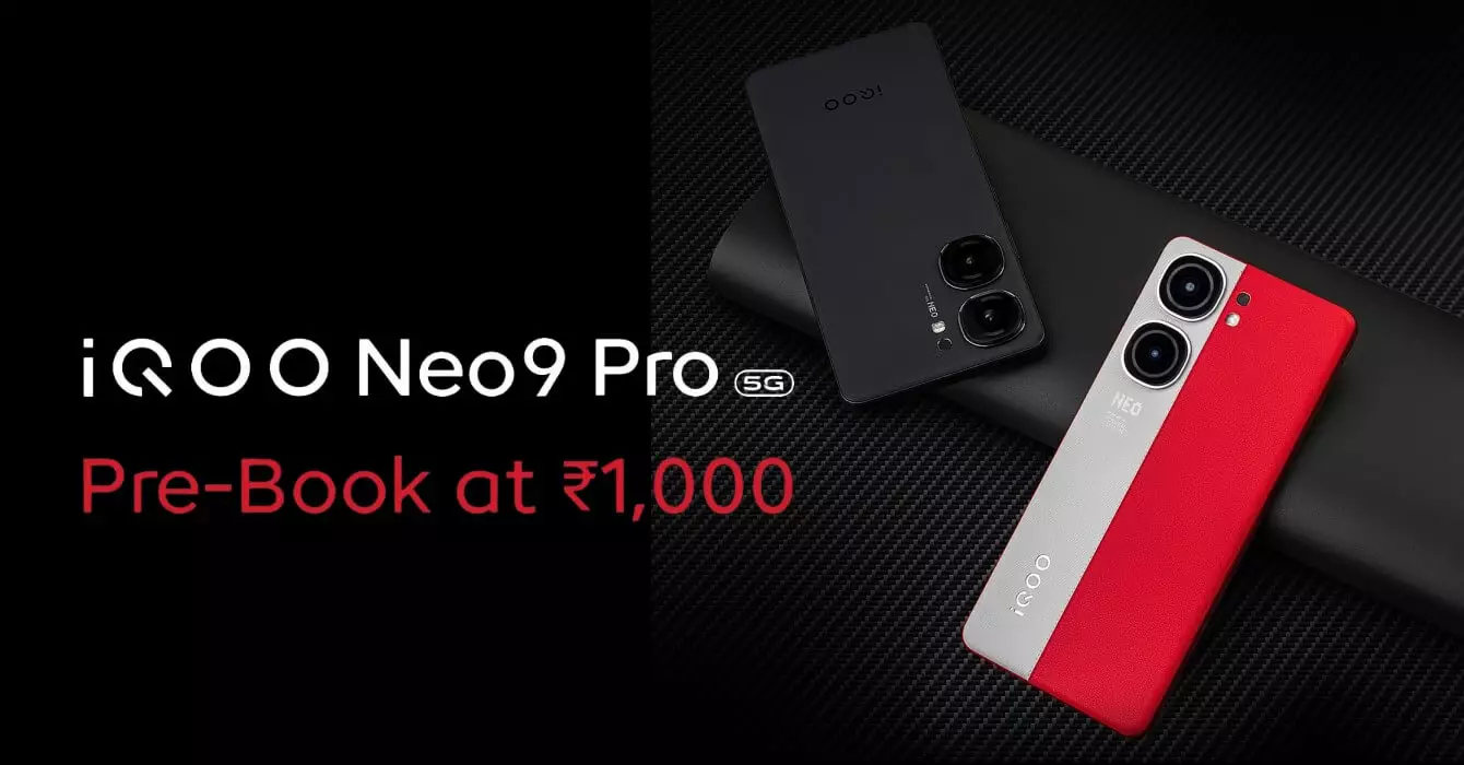 iQOO Neo 9 Pro Pre booking India.