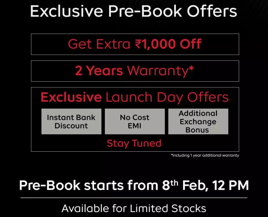 iQOO Neo 9 Pro Pre booking offers.