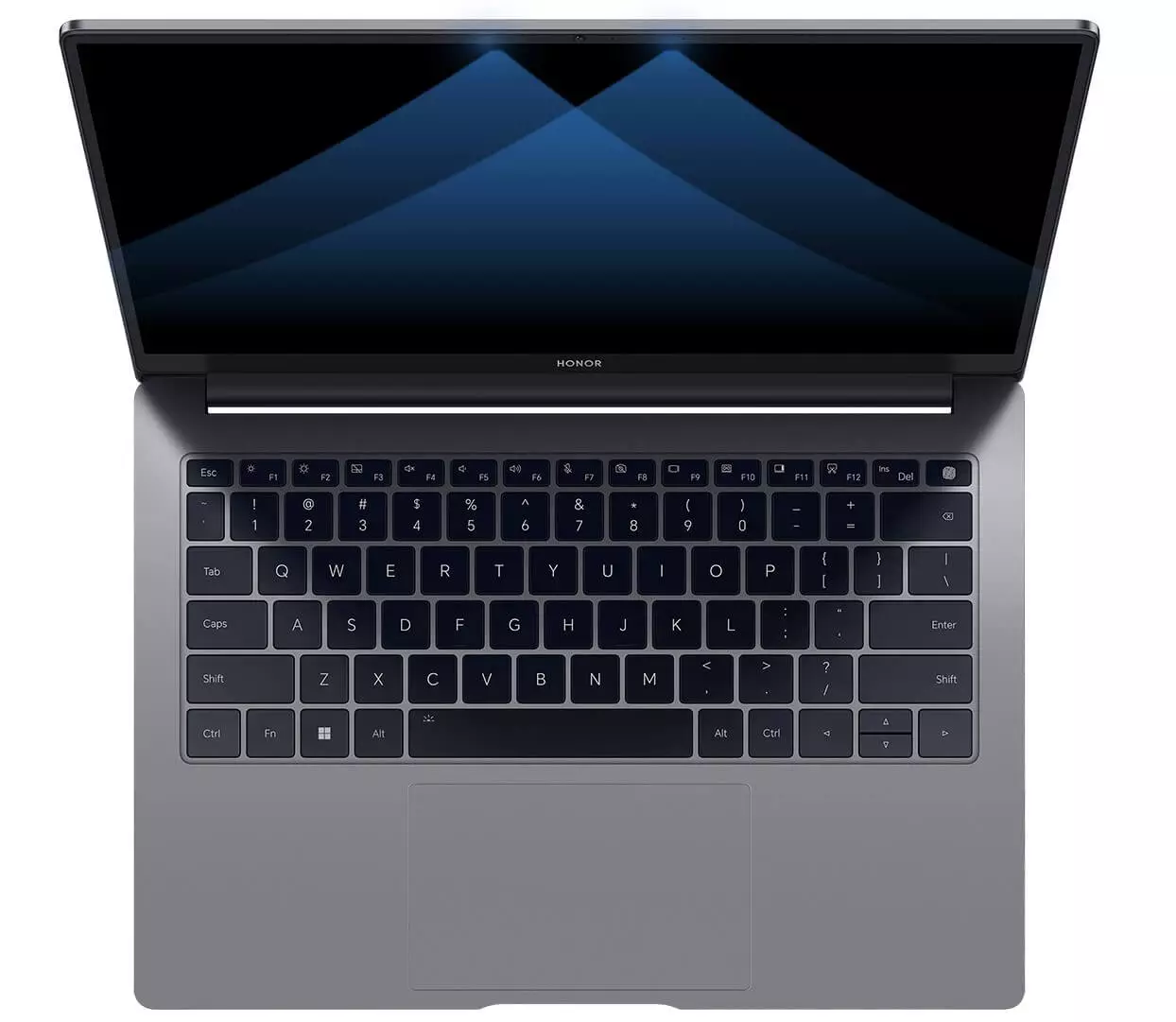 Honor MagicBook X14 Pro keyboard.