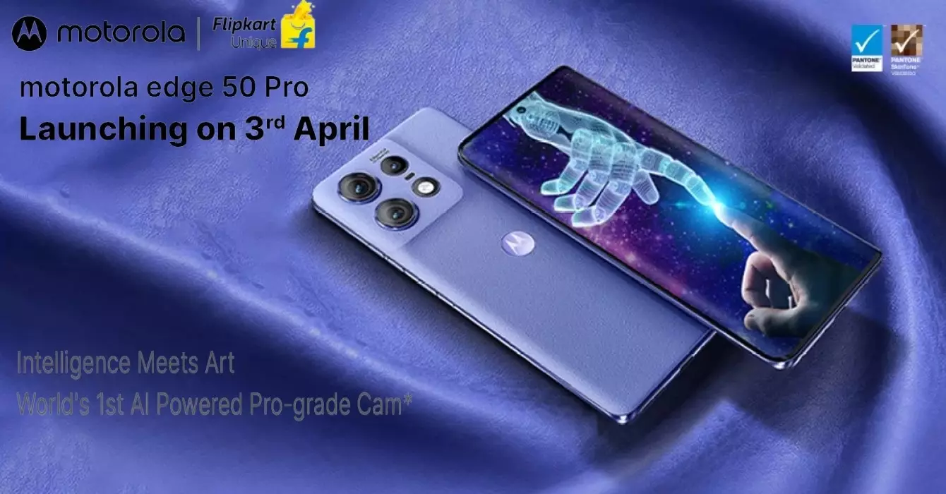 Motorola edge 50 Pro Launching in India on April 3 with 6.7inch 1.5K