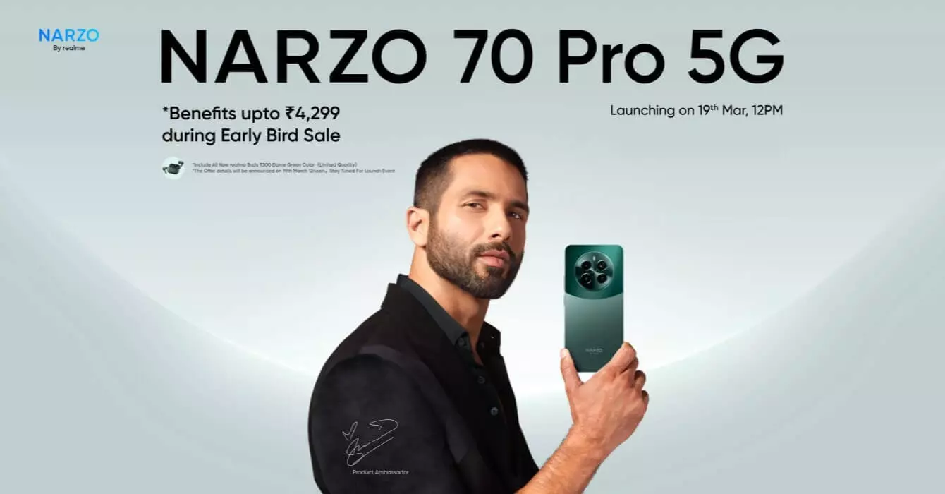 Realme narzo 70 pro 5g early bird sale and offers India.