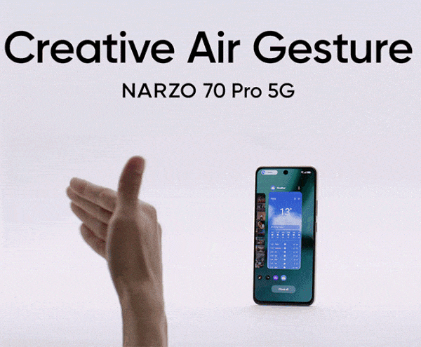 narzo 70 Pro 5G with Air Gesture