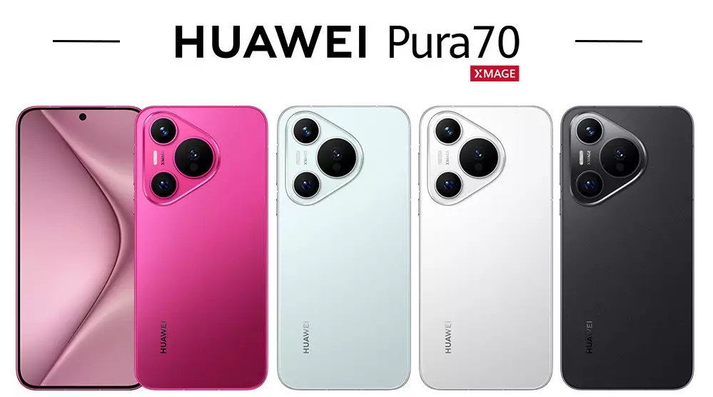 Huawei Pure70 launch colors cn.