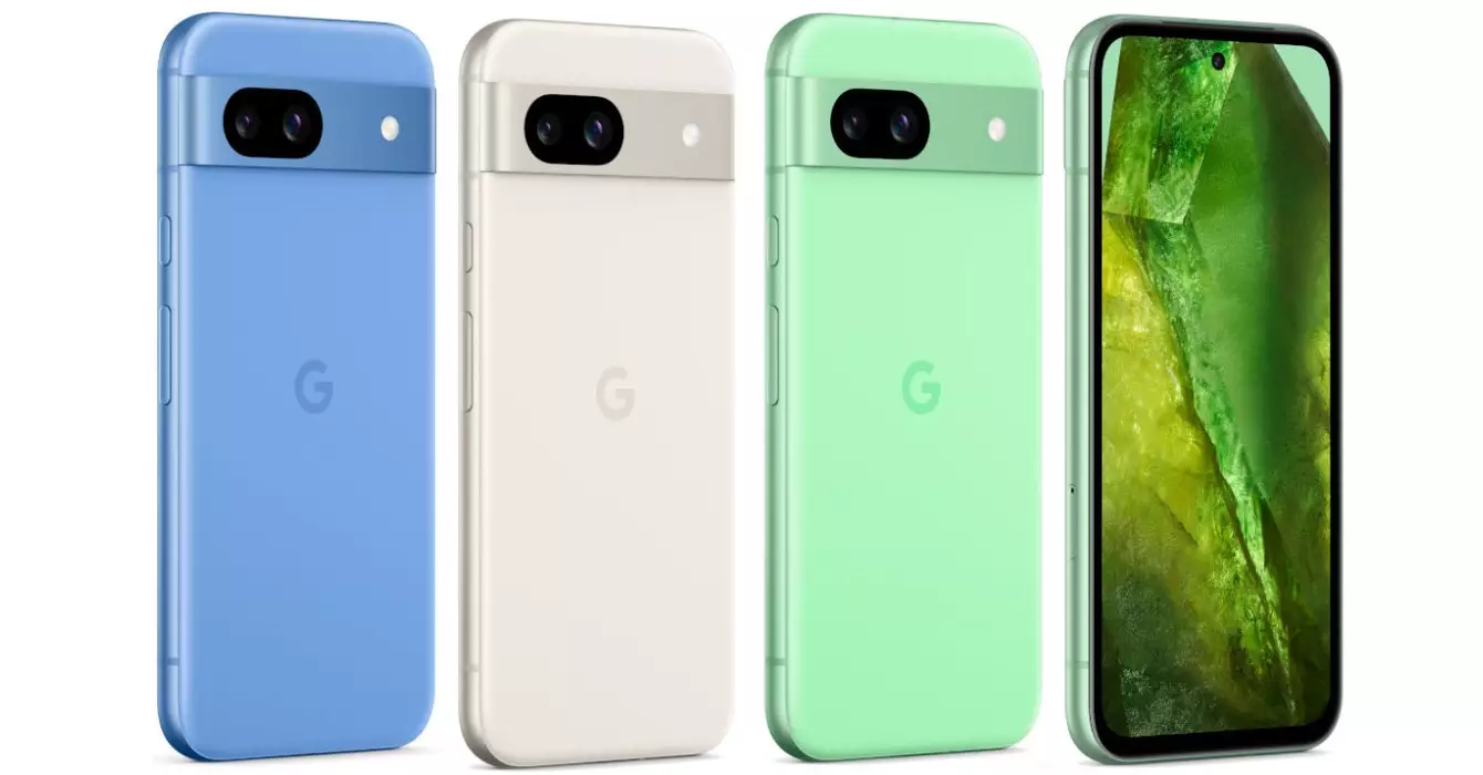 Google Pixel 8a product page leak.