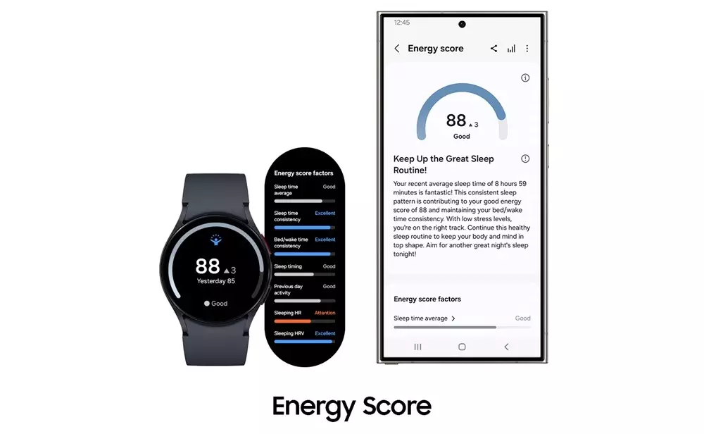 One UI 6 Watch Galaxy AI Energy Score.