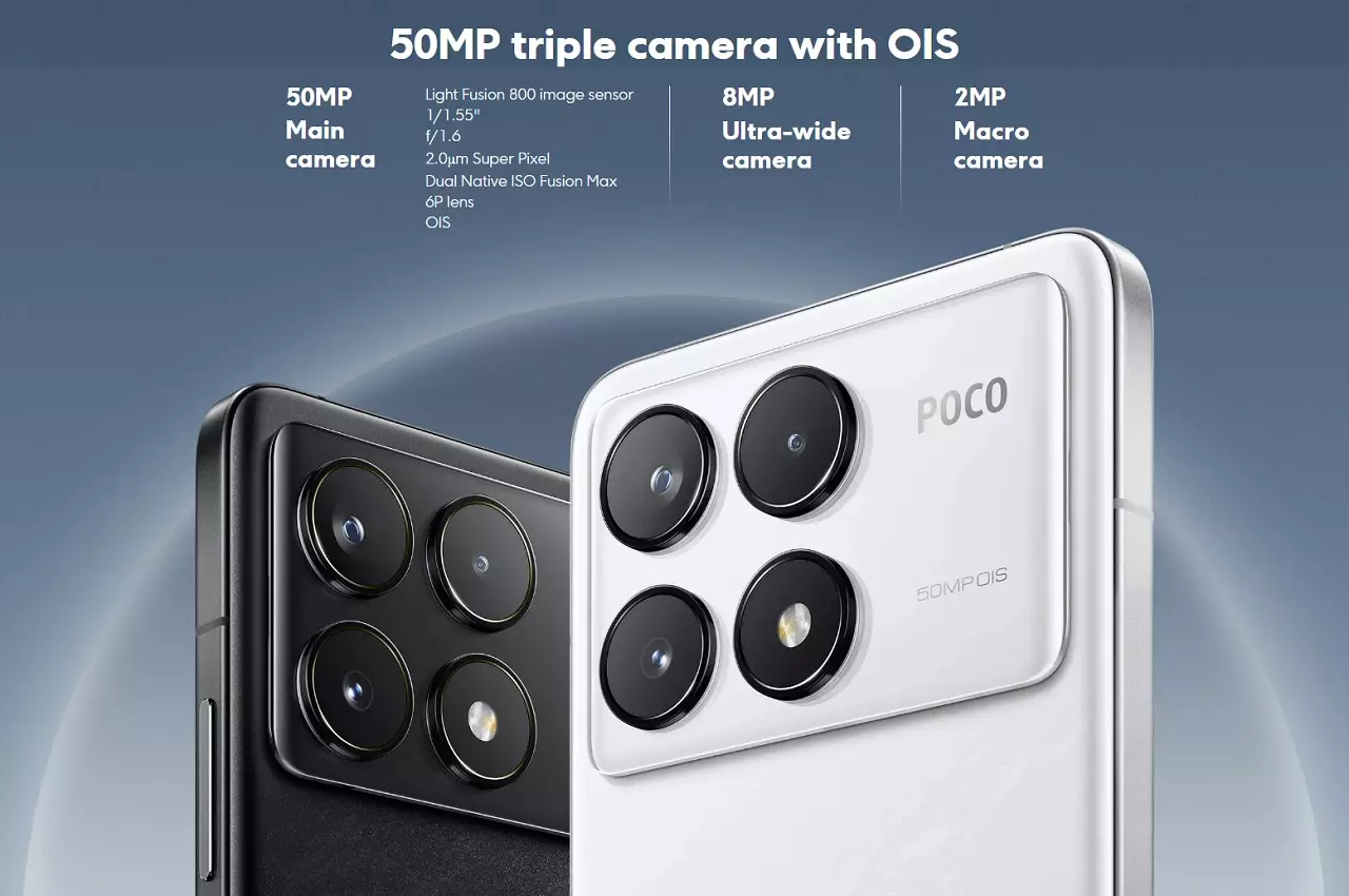 POCO F6 Pro camera design.