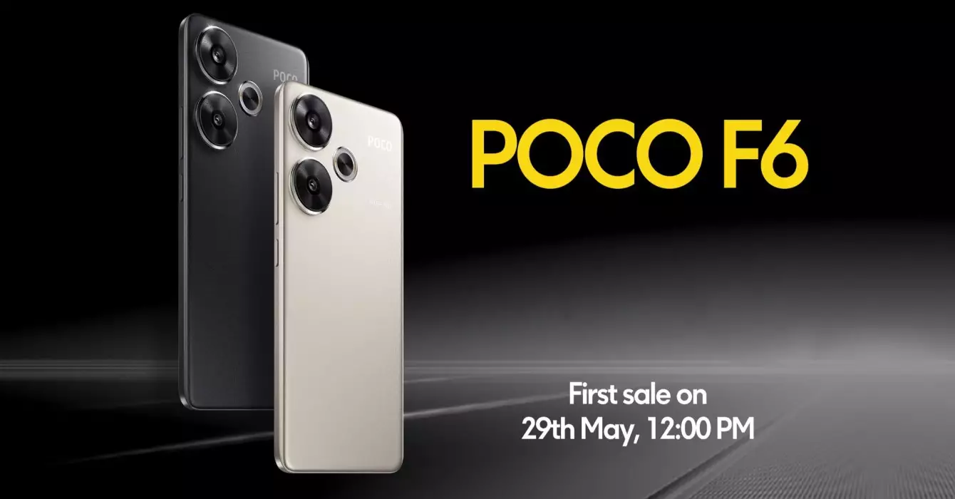 POCO F6 launch India.