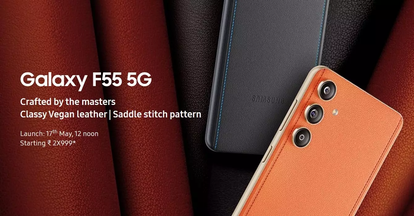 Samsung Galaxy F55 launch date India.