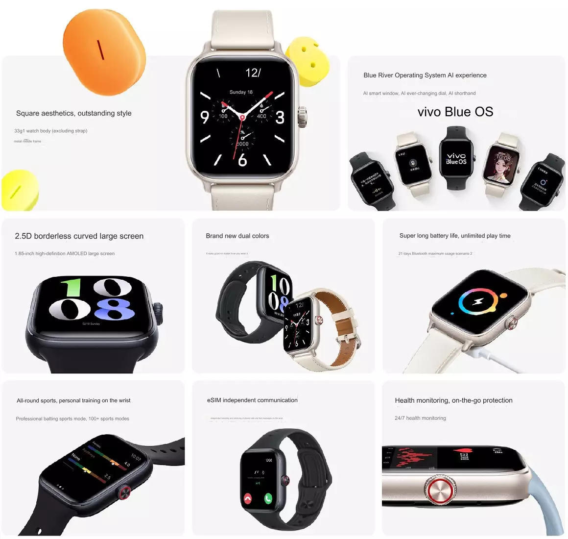 Vivo Watch GT features cn.