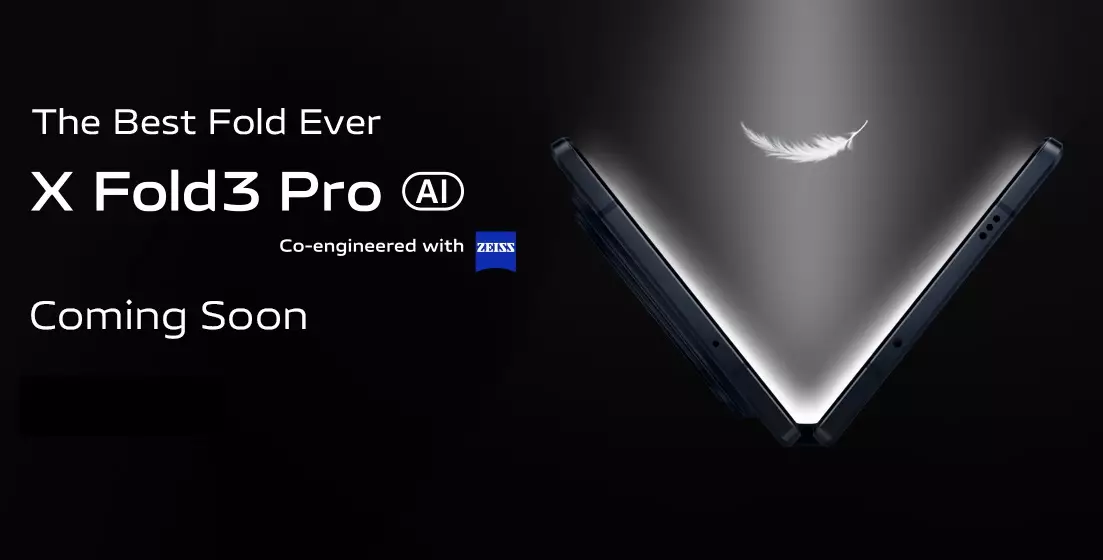 Vivo X Fold 3 Pro launch soon India teaser.