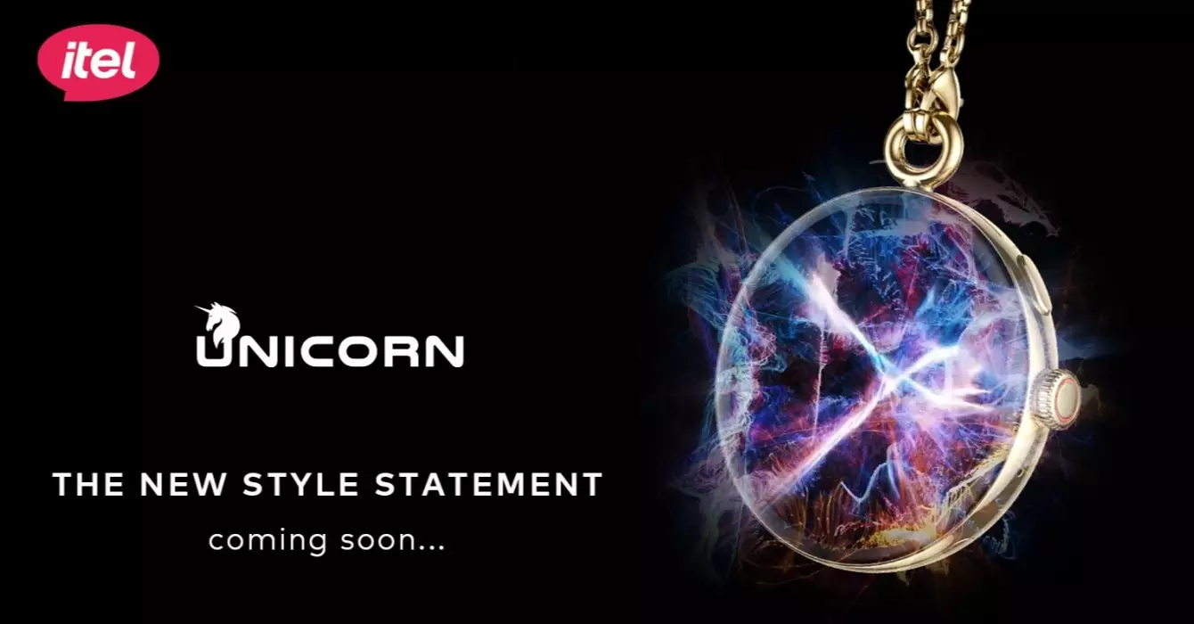 itel Unicorn Pendant smartwatch launch soon.