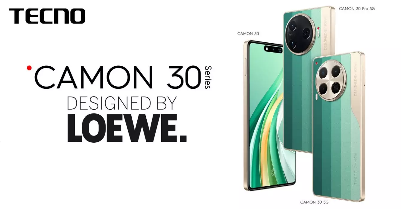 tecno camon 30 series loewe design edition launch.